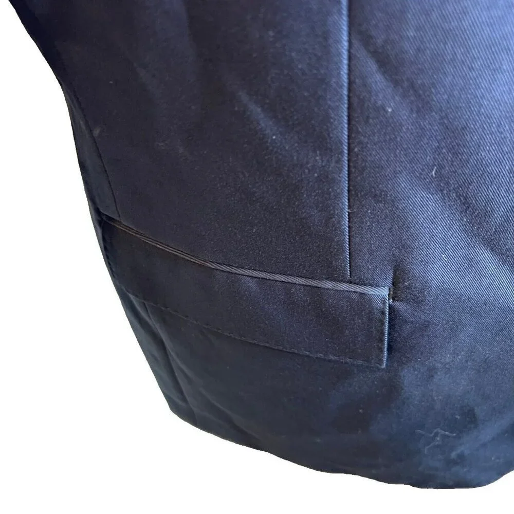 J.Crew $298 Crosby Classic Fit Suit Jacket Italian Chino Navy 34S BQ427 - Picture 4 of 14